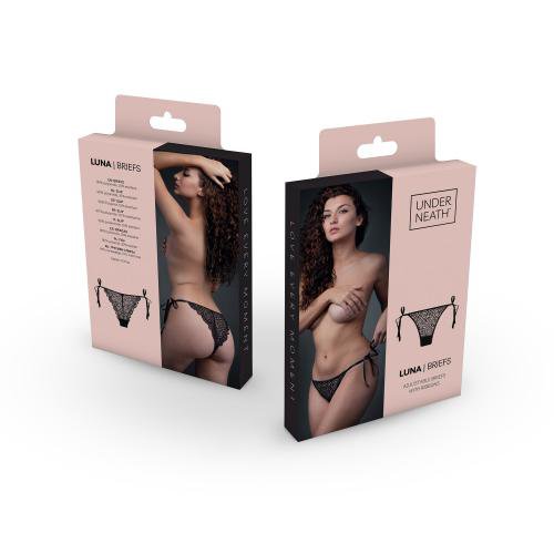Nedenunder - Luna Slip Met Striklinten - one size