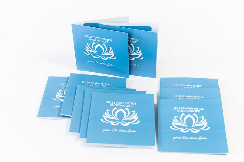 10 x maska ​​EyeRelax w książeczce - samorozgrzewająca maska ​​na oczy
