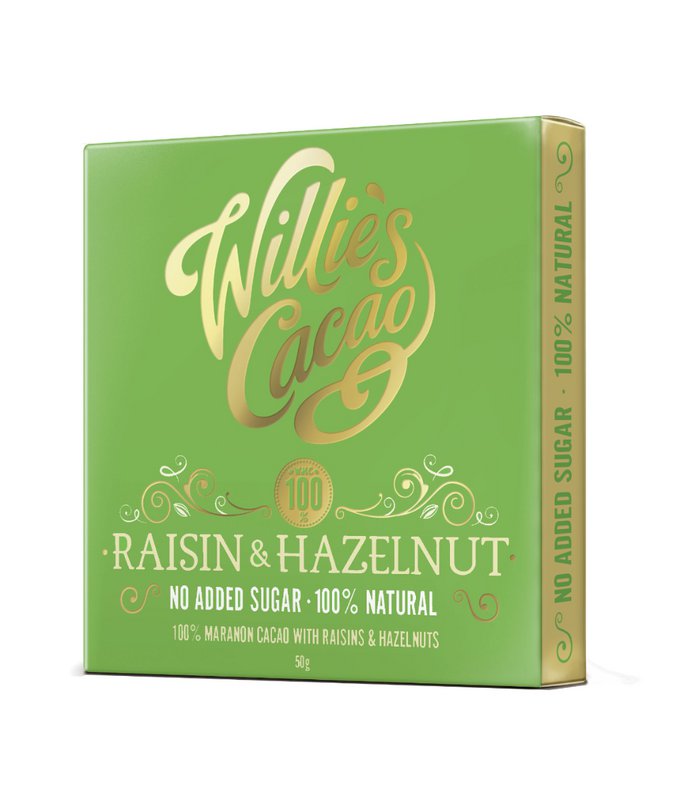 Raisin & Hazelnut, Maranon, Peru (100% dark - no added sugar)