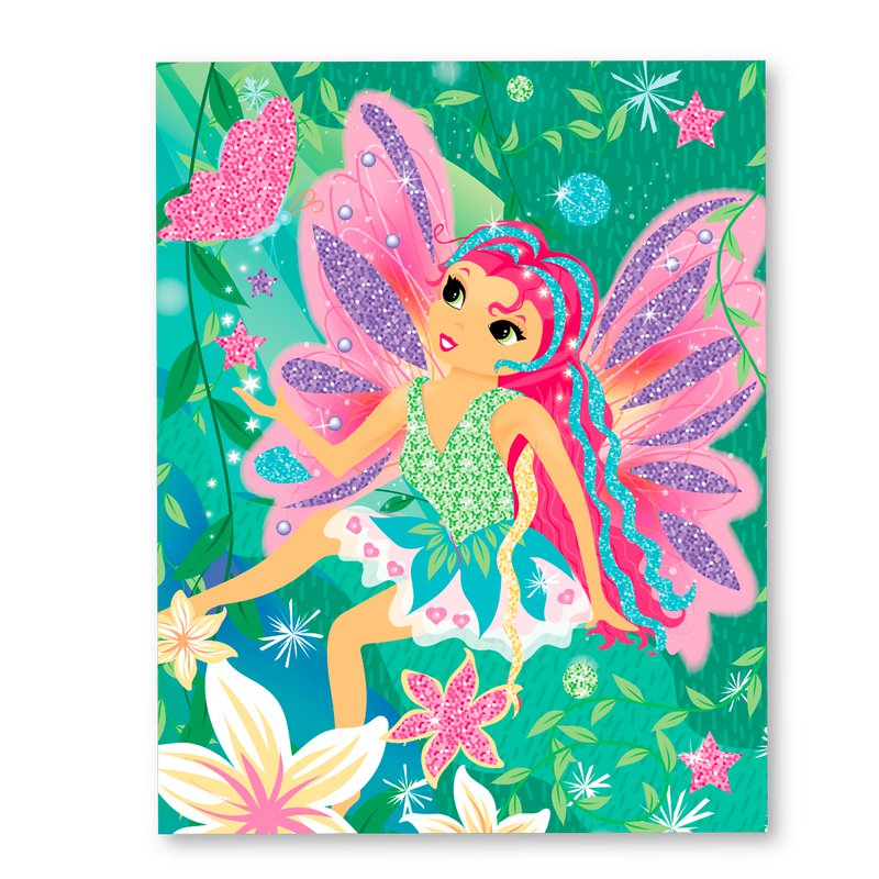 Glitter En Folie Kunst Set