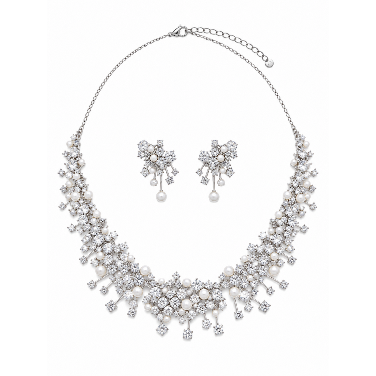 Sternenlicht-Perlen-Brautschmuck-Set