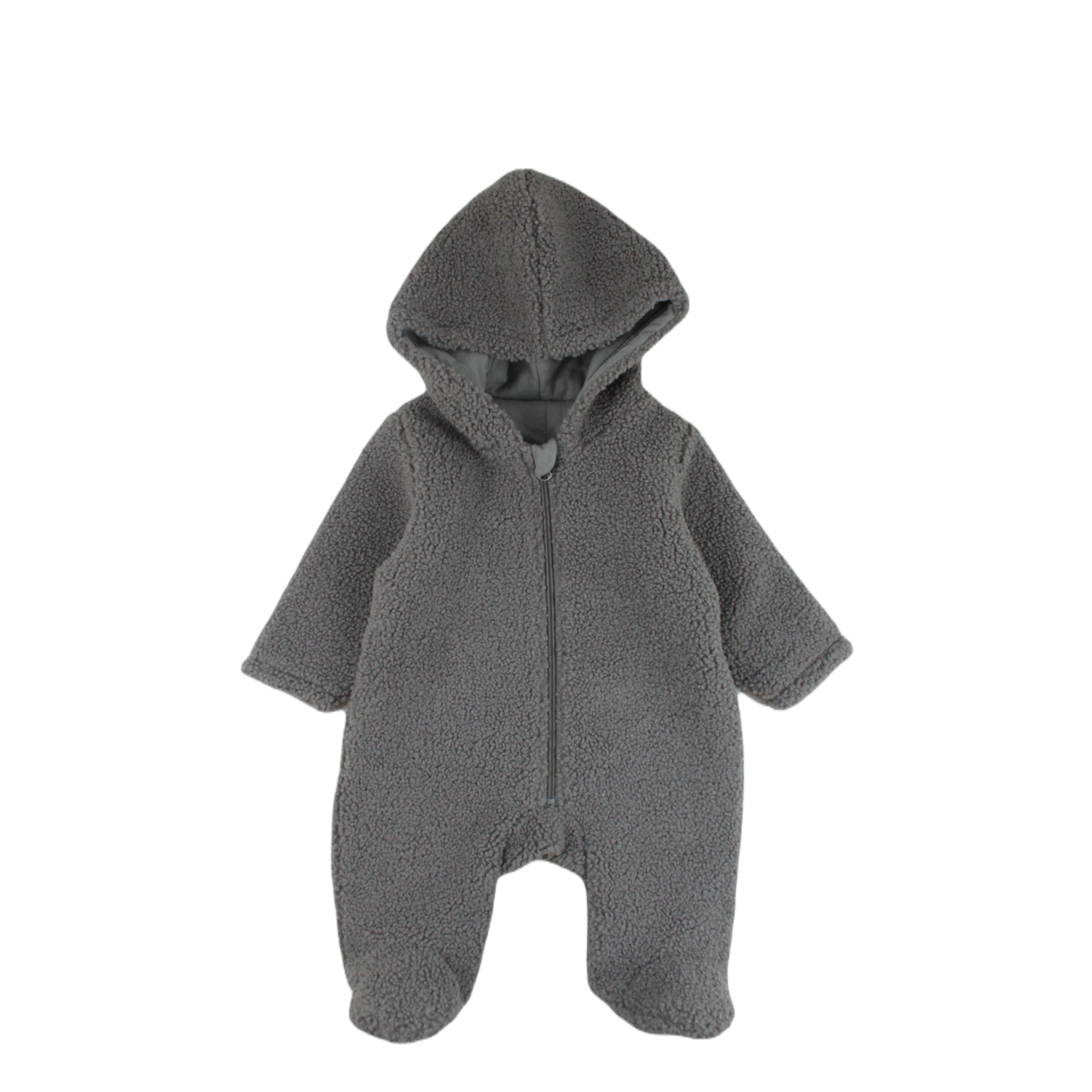 Teddy-Overall mit Kapuze