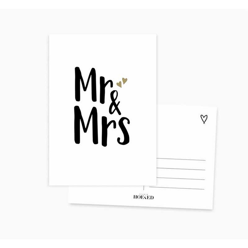 Ansichtkaart || Mr & Mrs