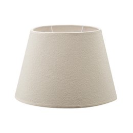 Home Sweet Home Fabric Lampshade Beige - 24 x 16 x 16 cm
