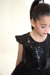 FIONA Ceremony dress Black - Size 130cm (7/8 years)