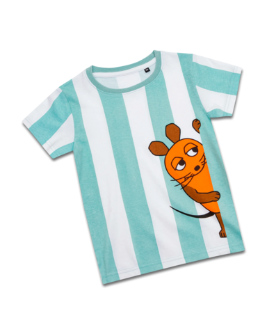 Koaa-the-muis "look" strepen-t-shirt wit/groen