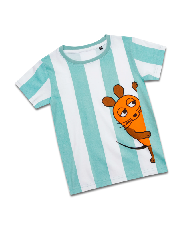 KOAA-The Mouse "Look" Stripes-T-shirt hvid/grøn