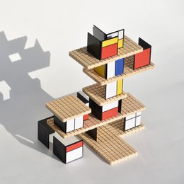 HOUSE of Mondrian Art Konstruktionsspielzeug