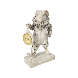 Deko-Kaninchen aus Kunstharz im Vintage-Stil, H24x14x7