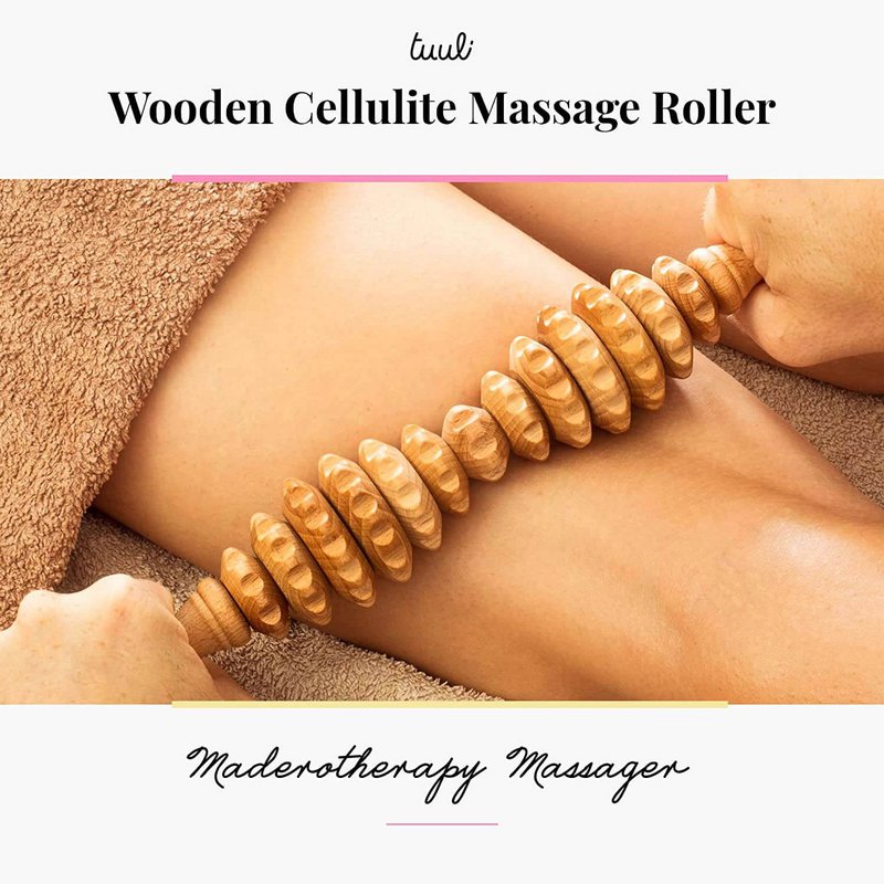 Ovale Houten Cellulite Massage Roller Lymfedrainage Massager Maderotherapie