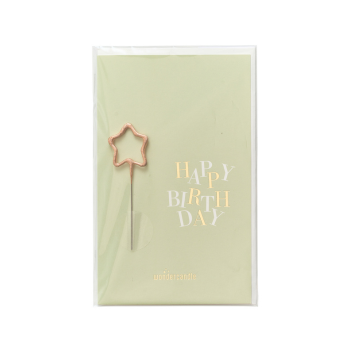 Wonderletter Happy Birthday green