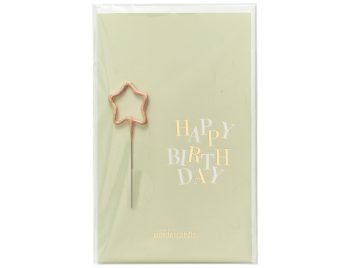 Wonderletter Happy Birthday green