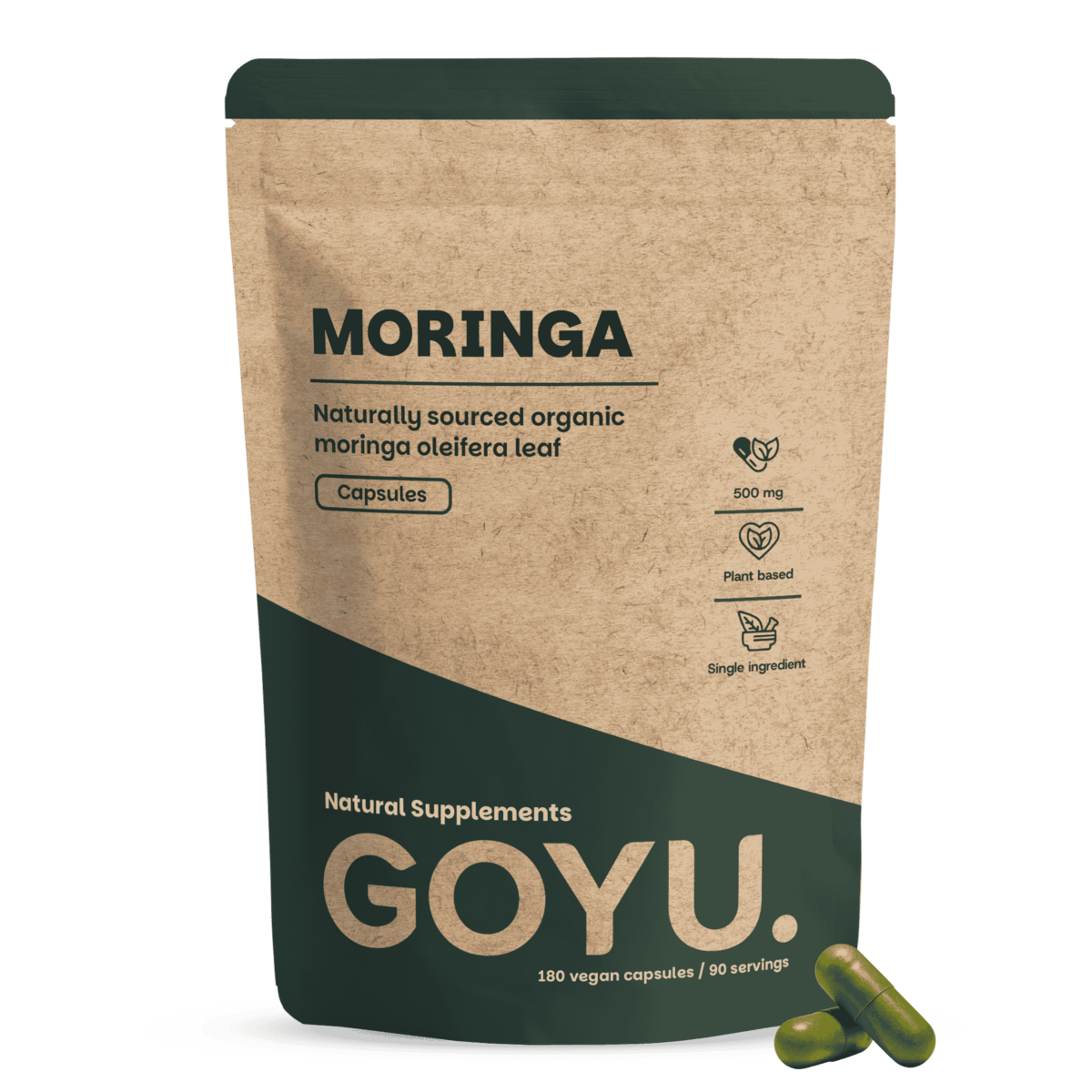 Kapsułki Moringa - 180 kapsułek Valuepack