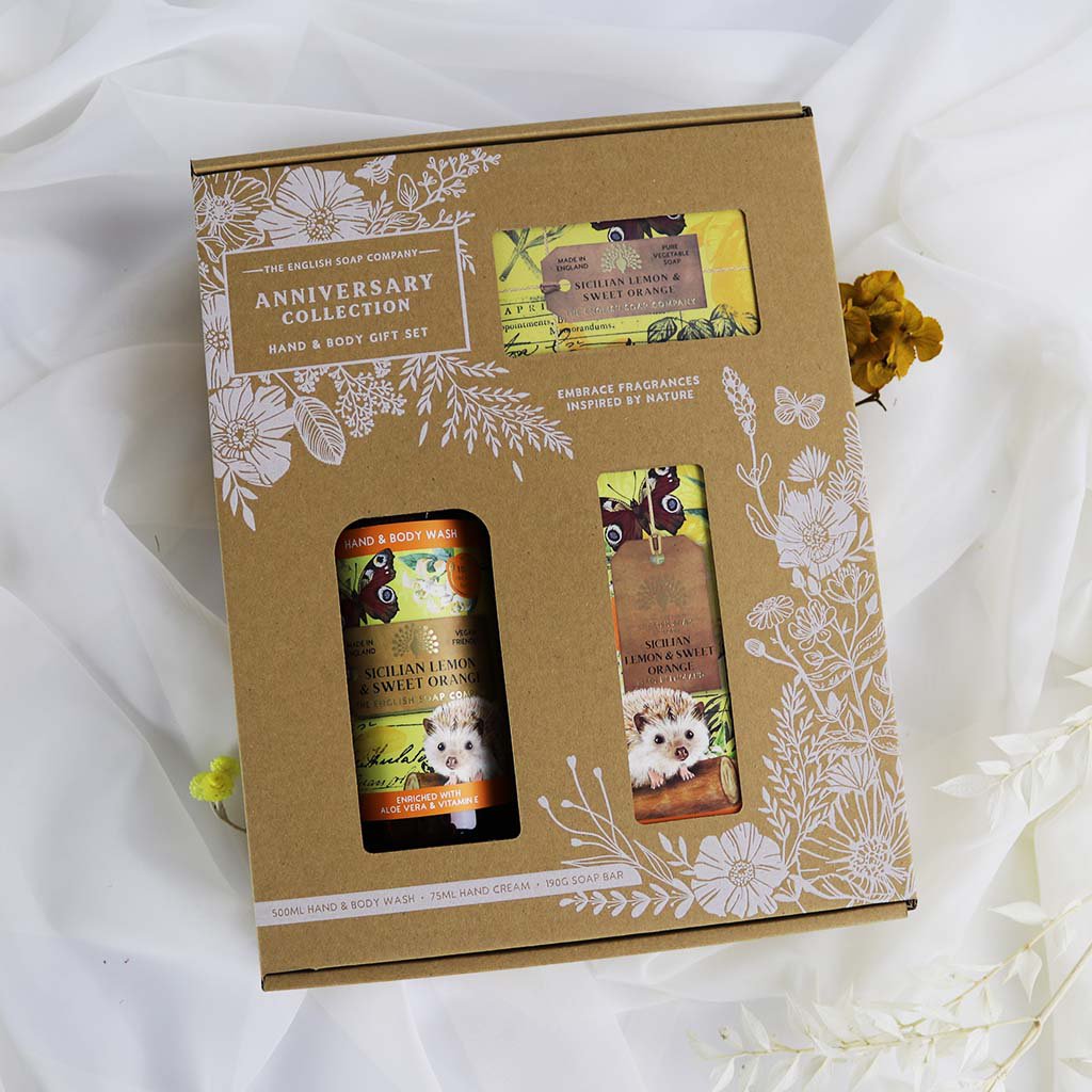 ENGLISH SOAP C° Hand & Body - Gift Set - Lemon & Orange