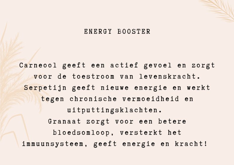 Ædelsten armbånd - energiforstærker