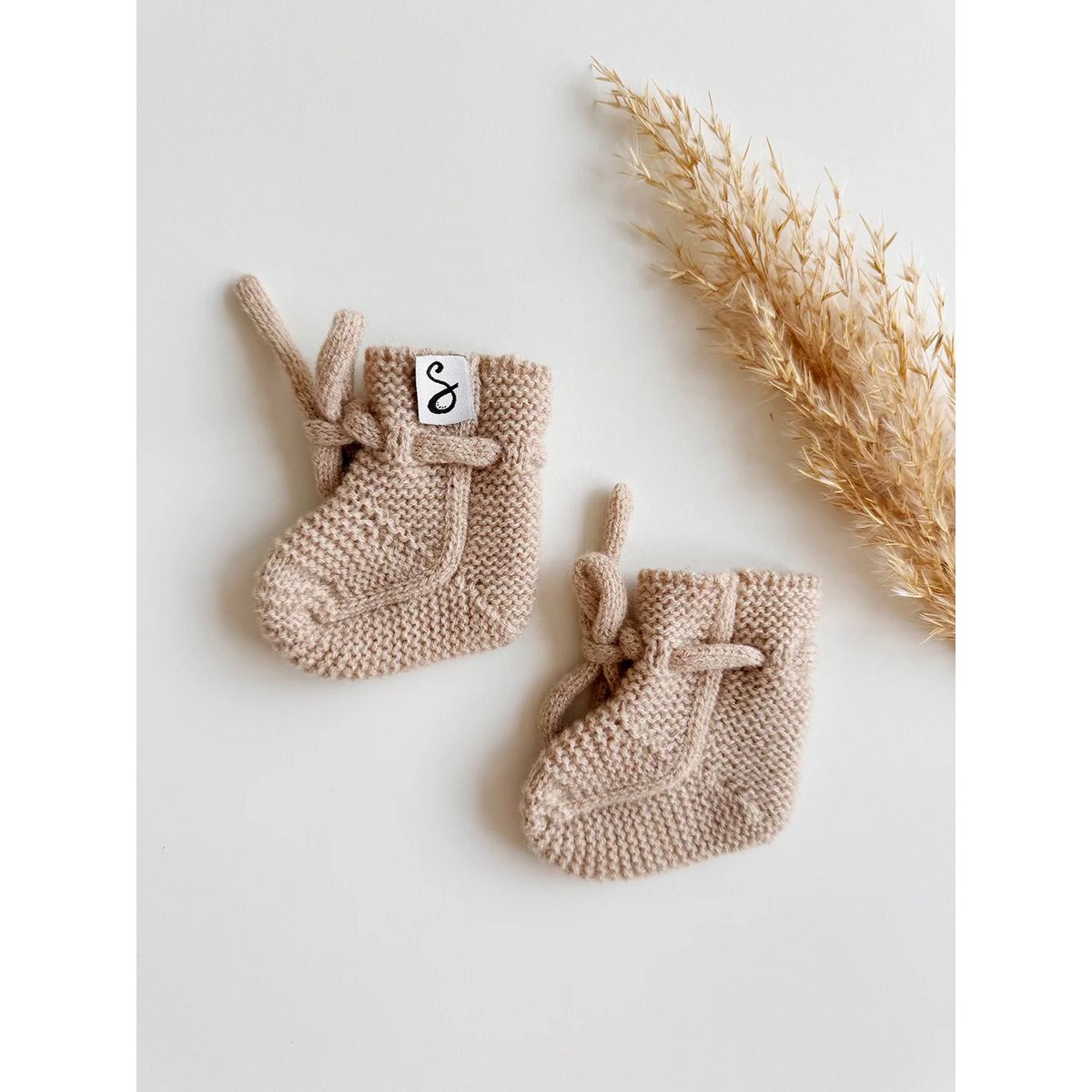 Merino Wol Slffen Neugeborene - Sand