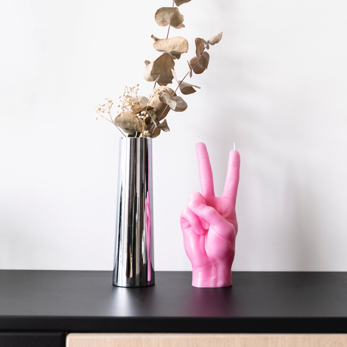 Peace Candle Pink