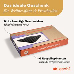 Bio-Körnerkissen, mikrowellengeeignet, Wärmekissen für Nacken & Schulter, Dreieck