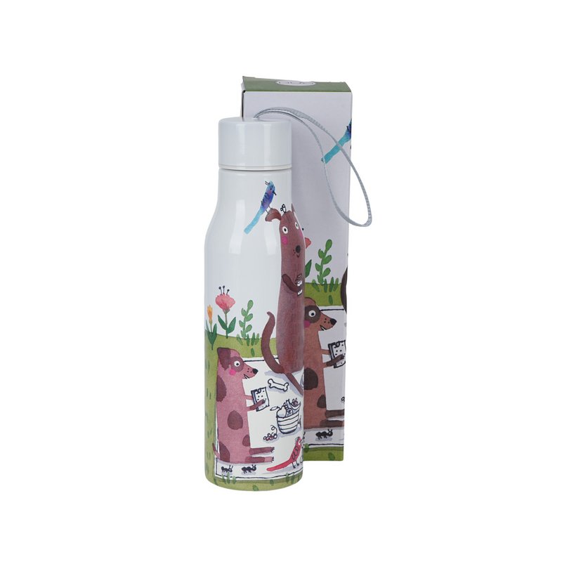 DUO DOGS Thermal Bottle 500ml, DOGS PICNIC, giftbox