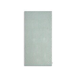 Beach Towel Cotton - Green - Resort Stripe - 135 x 65 cm