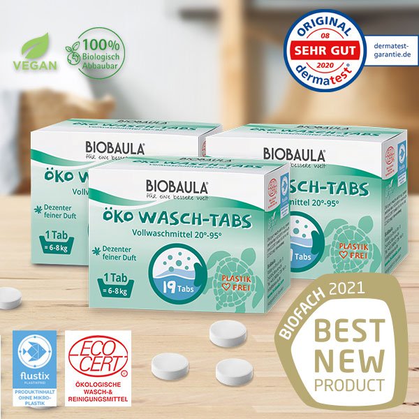 SET VAN 3 BIOBAULA ECO WASMIDDELTABS (57 TABS)