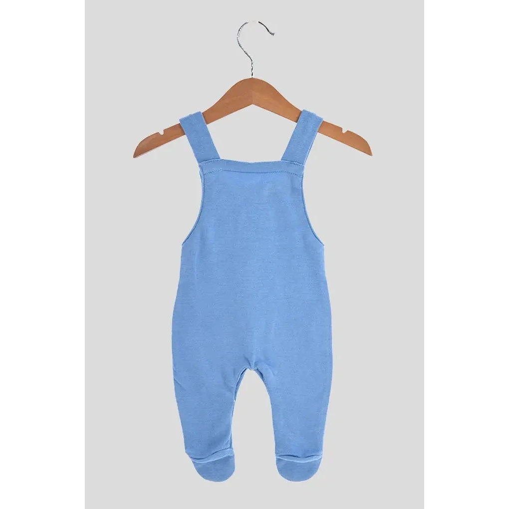 Baby strik bukser med beanie, striber