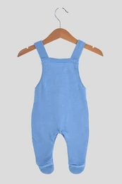 Baby strik bukser med beanie, striber