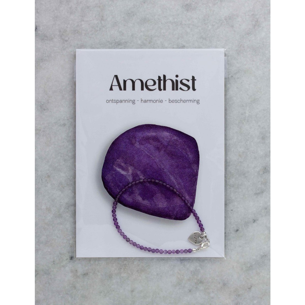 Bracelet en pierres précieuses améthyste