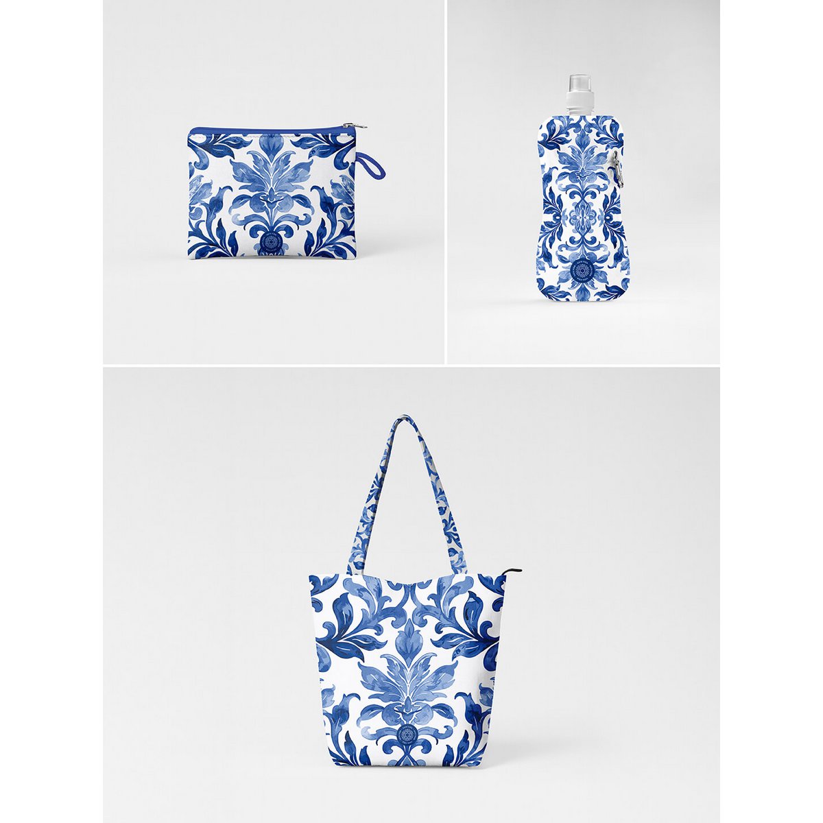 Pouch Blue Tile