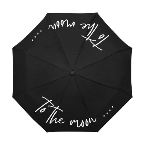 Umbrella to the moon black