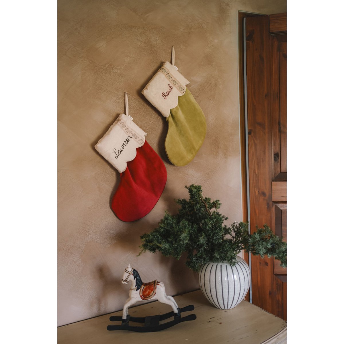 TISU Christmas Stocking, Rouge