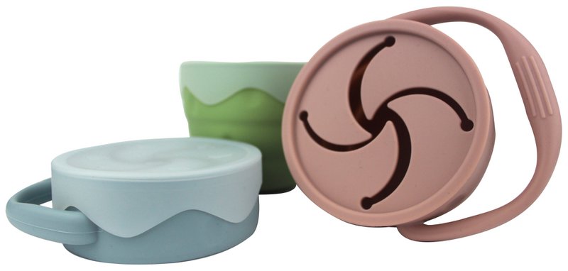Snackbecher Puderblau