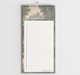 Birthday Calendar Signature Landscapes - Annet Weelink Design Landscapes - 14x29.7cm - Perpetual Calendar - Premium Paper