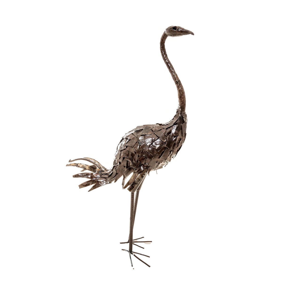 METAL NATURAL SMALL OSTRICH