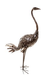 METAL NATURAL SMALL OSTRICH