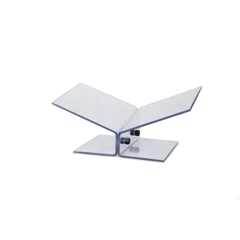 Y-Bookstand - schuin laag - Polycarbonaat