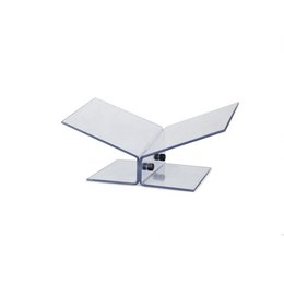 Y-Buchständer - schräg niedrig - Polycarbonat