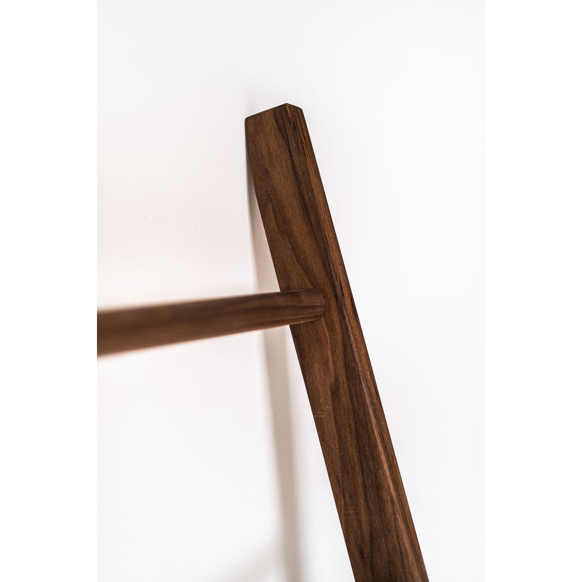 Clothes ladder, towel rack made of solid walnut