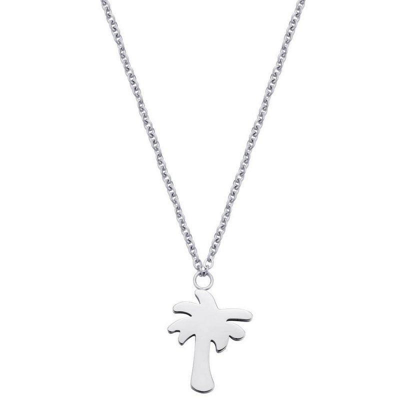 Find Me Under The Palms Necklace Zilver