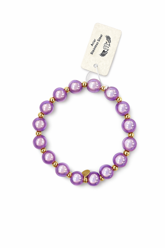 HS Bracelet - In 5 Colors - Shiny Beads