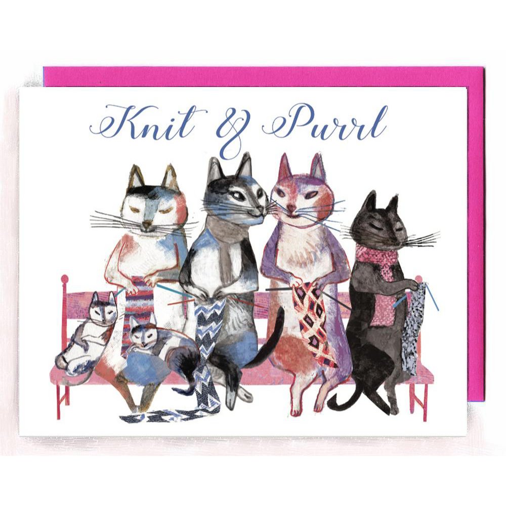 Social Knitworking - Set of 8 Cards