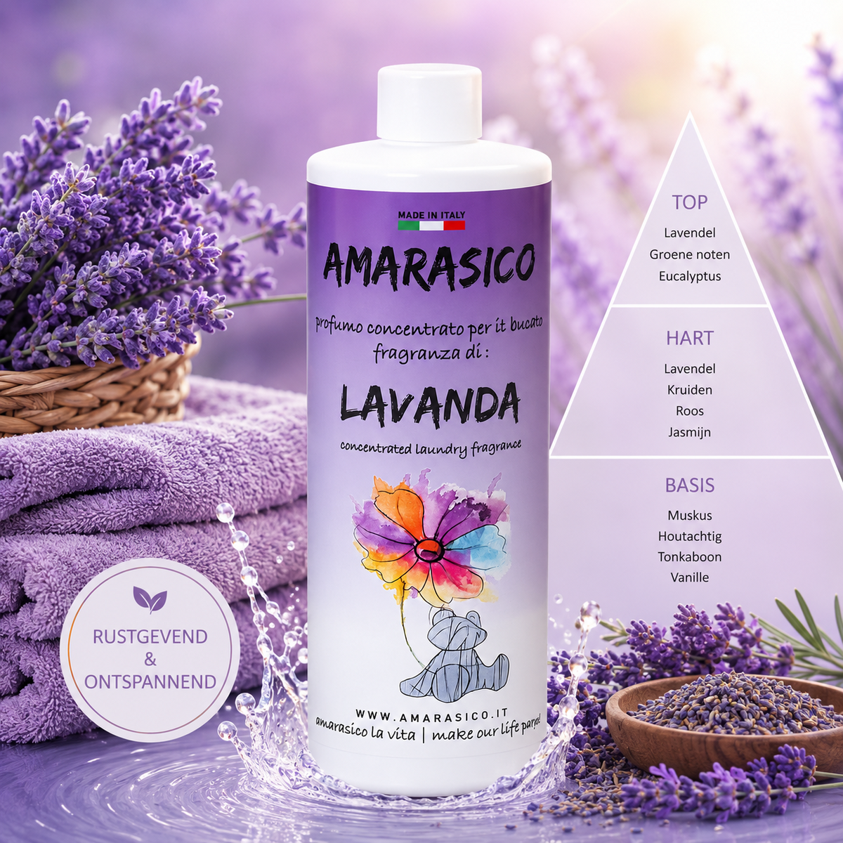 💜 LaVanda Wasparfum - Are Refrent, Laroma di lavanda fresca e classica