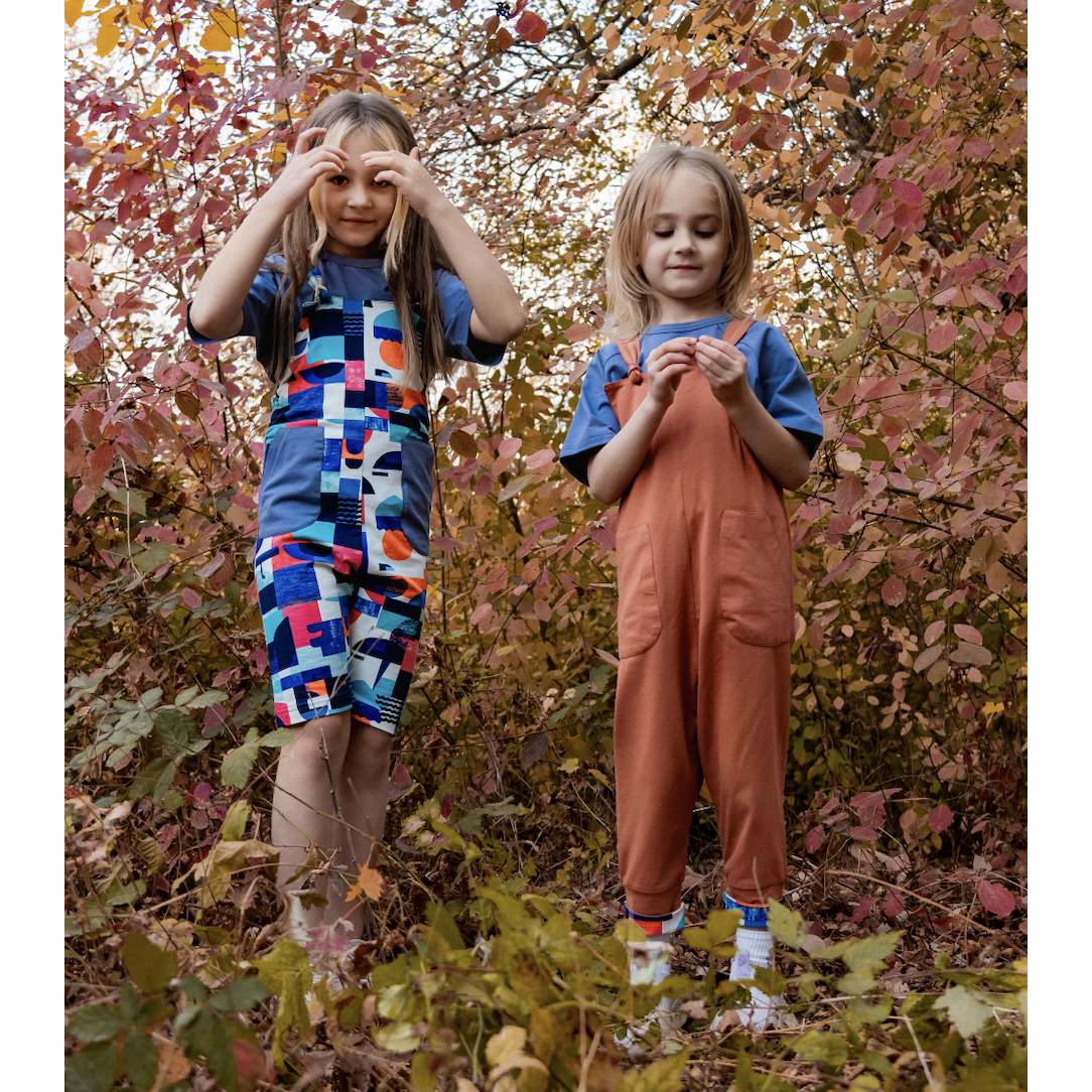 RAFTIKI® EVERFIT DUNGAREES CROPPED [VIRIDIAN]