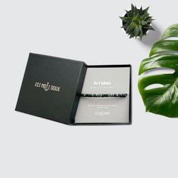 Bracciale da uomo in codice Morse: ti amo