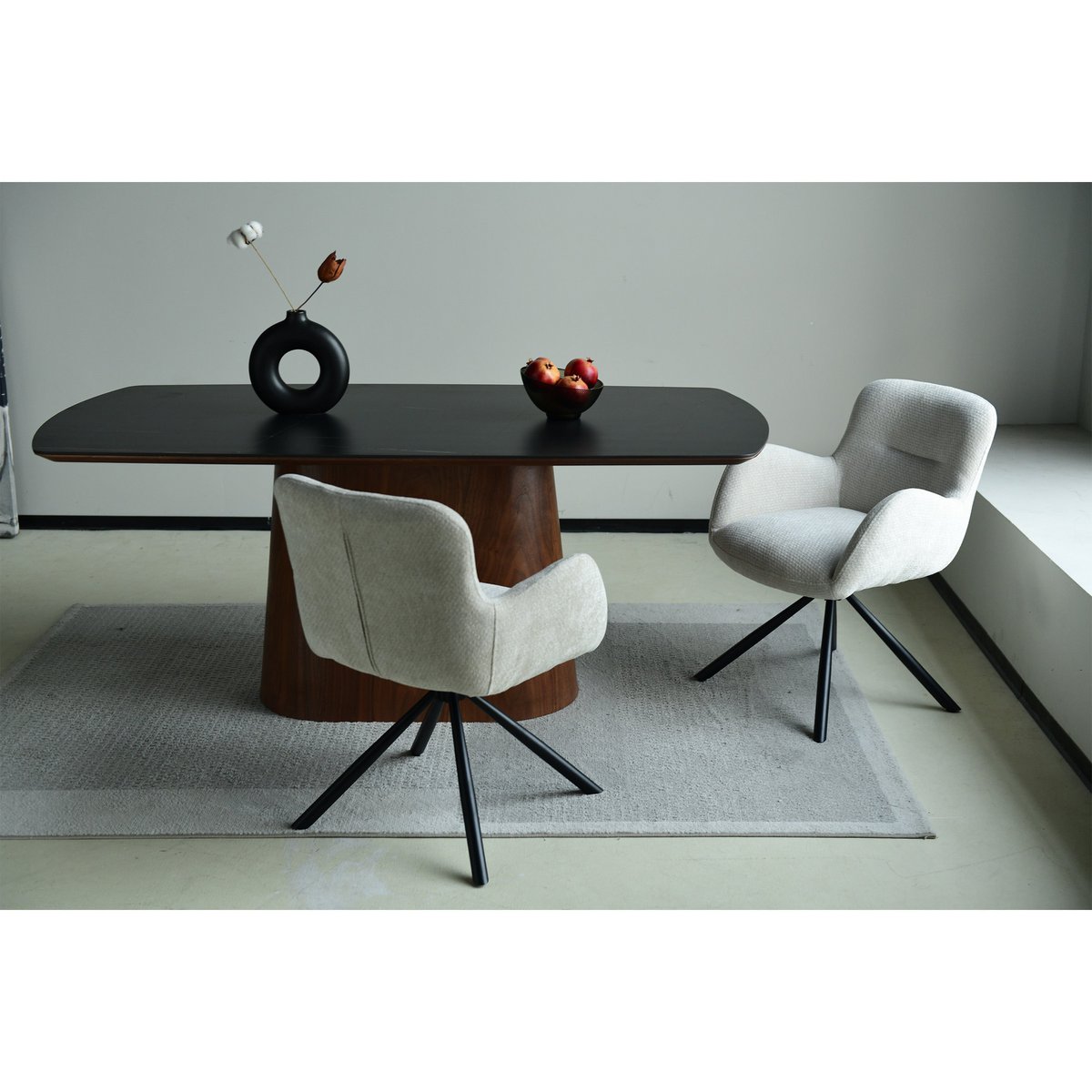 Silla giratoria Leta - Crudo - Laponia