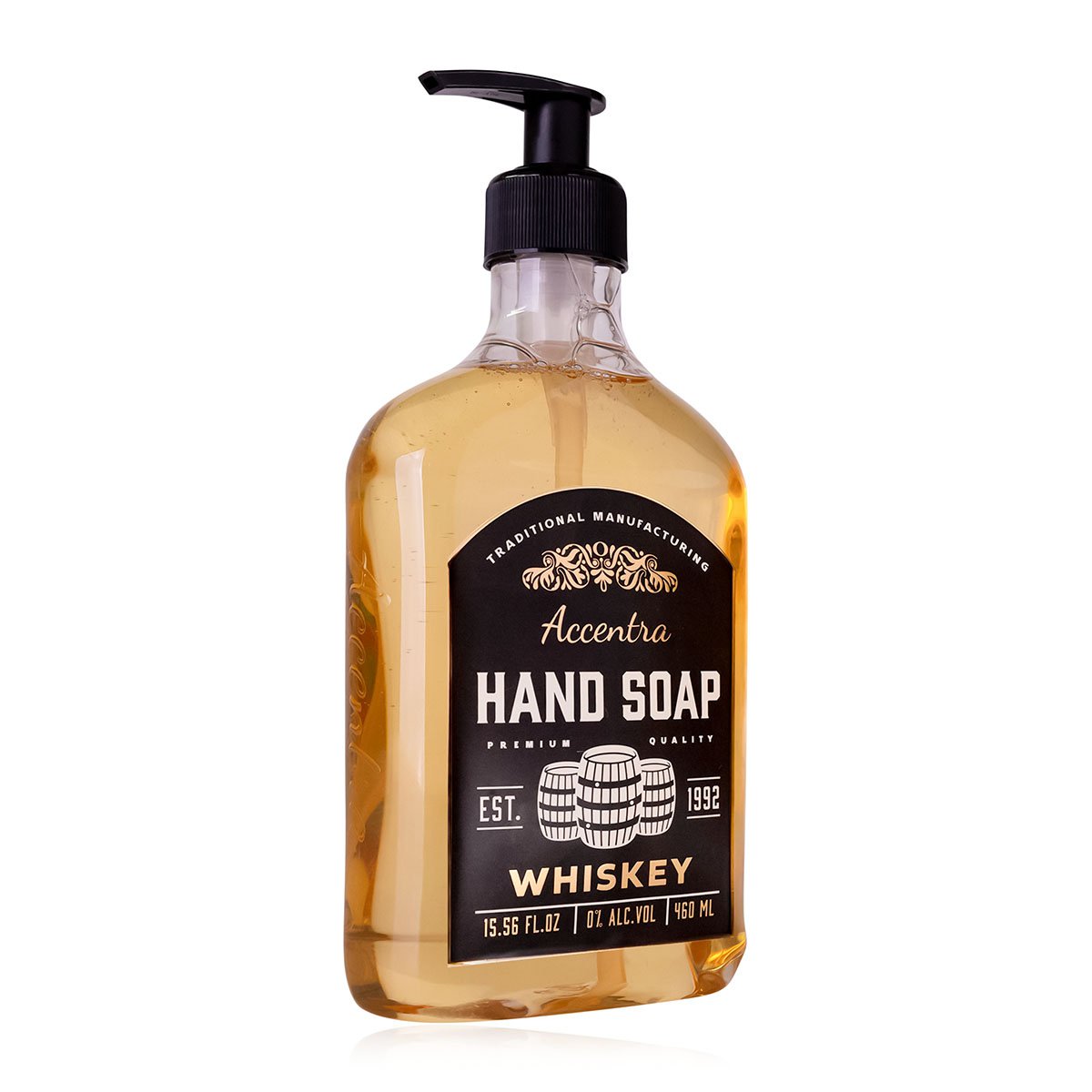 Distributeur de savon avec savon pour les mains WHISKY, 460ml