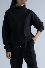 Lounge by Luin Bluse, Schwarz