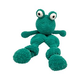 Handmade cuddly toy - frog - made of velvet