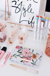Studie-takenlijst in luxe bloemen