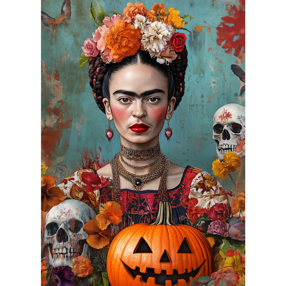 Frida Kahlo: Halloween | Card Fripperies